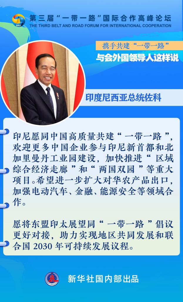建“一带一路”是各场会晤共同的关键词。一起听听外国领导人怎么说